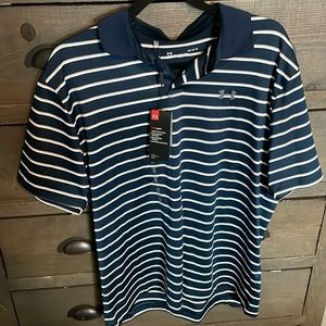 Under Armour MENS LARGE Dry Fit Polo Shirt NEW WITH TAGS